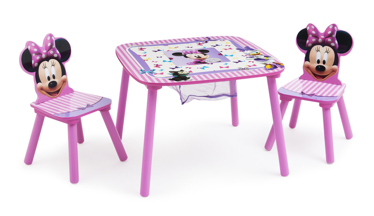 Minnie Mouse Children's Table with Chairs - banaby.co.uk