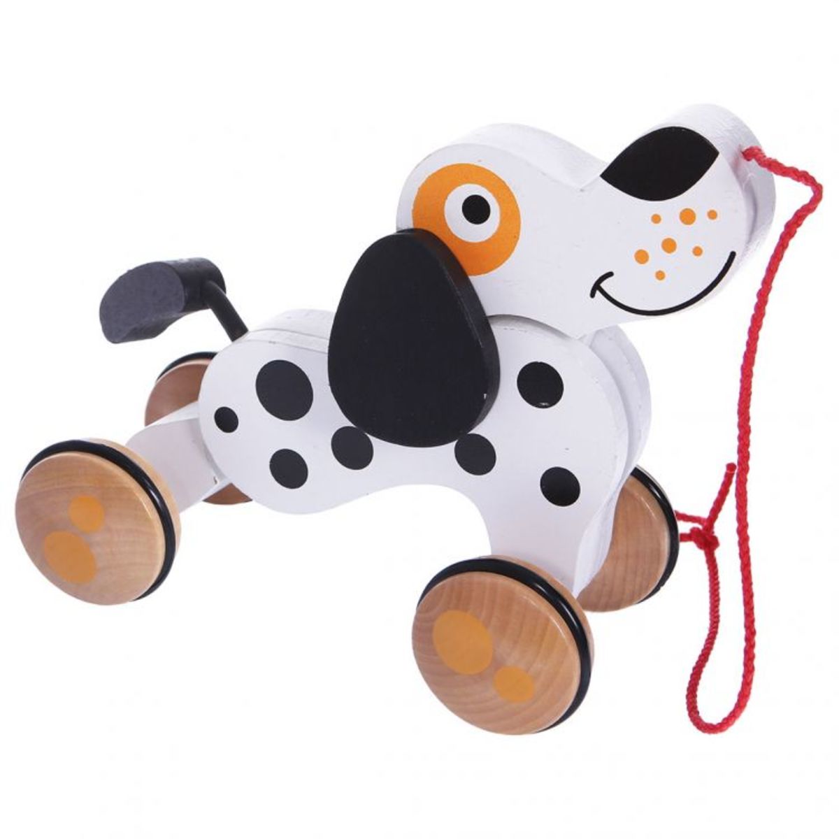 Wooden Pull Dog - banaby.co.uk