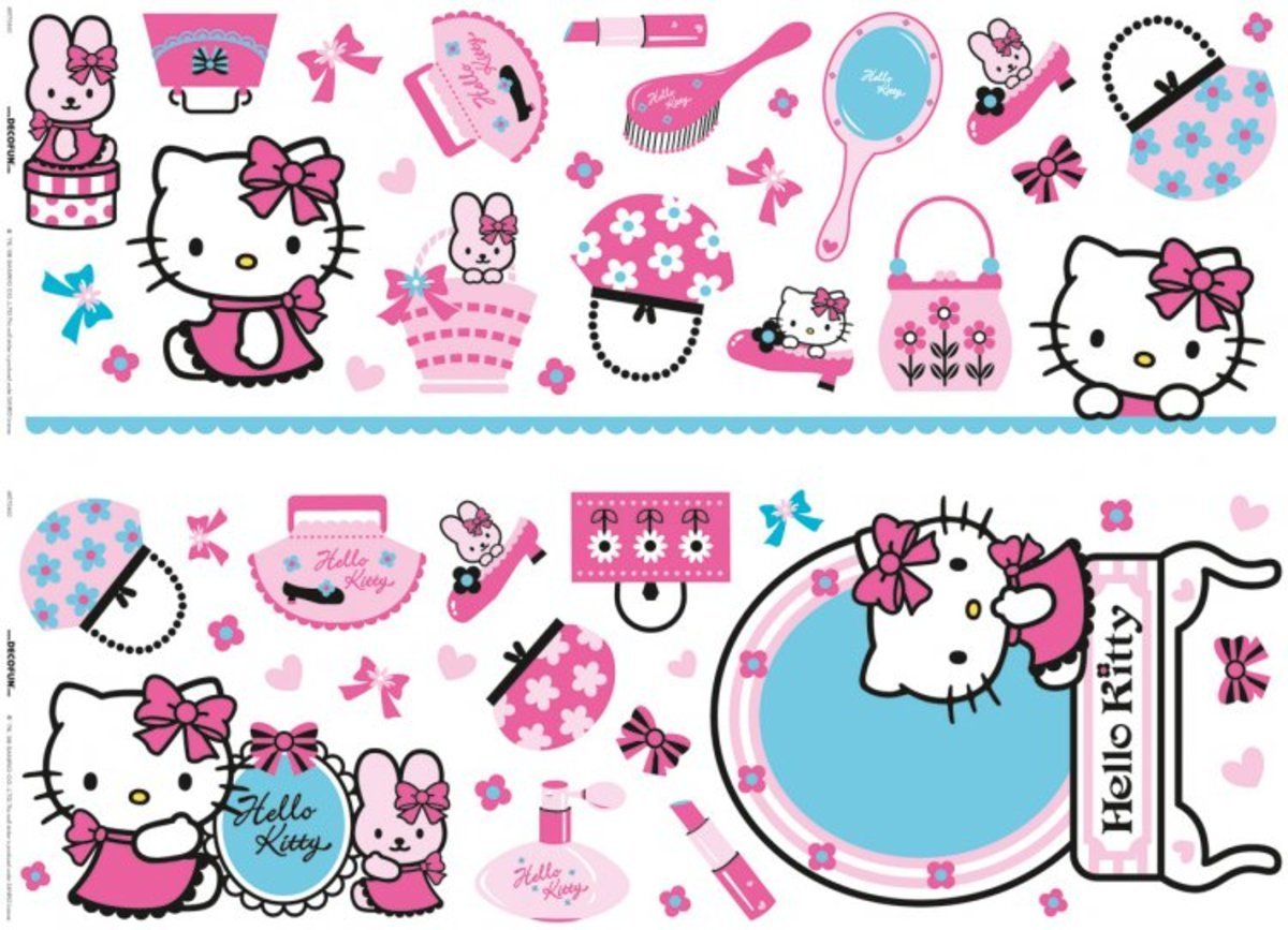 Одежда для бумажной hello Kitty