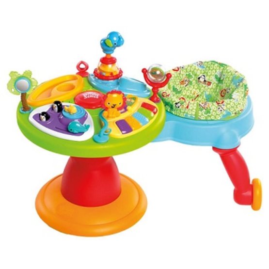 Bright Starts Zippity Zoo 3in1 Around We Go Activity Centre banaby